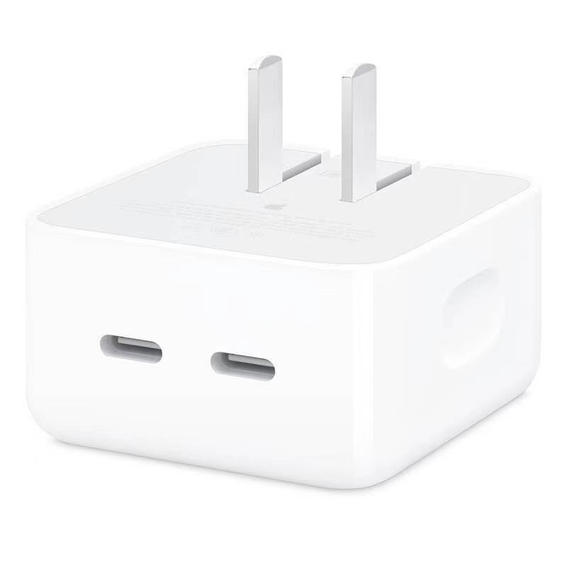 Apple 35W 双USB-C端口 小型电源适配器 双口充电器