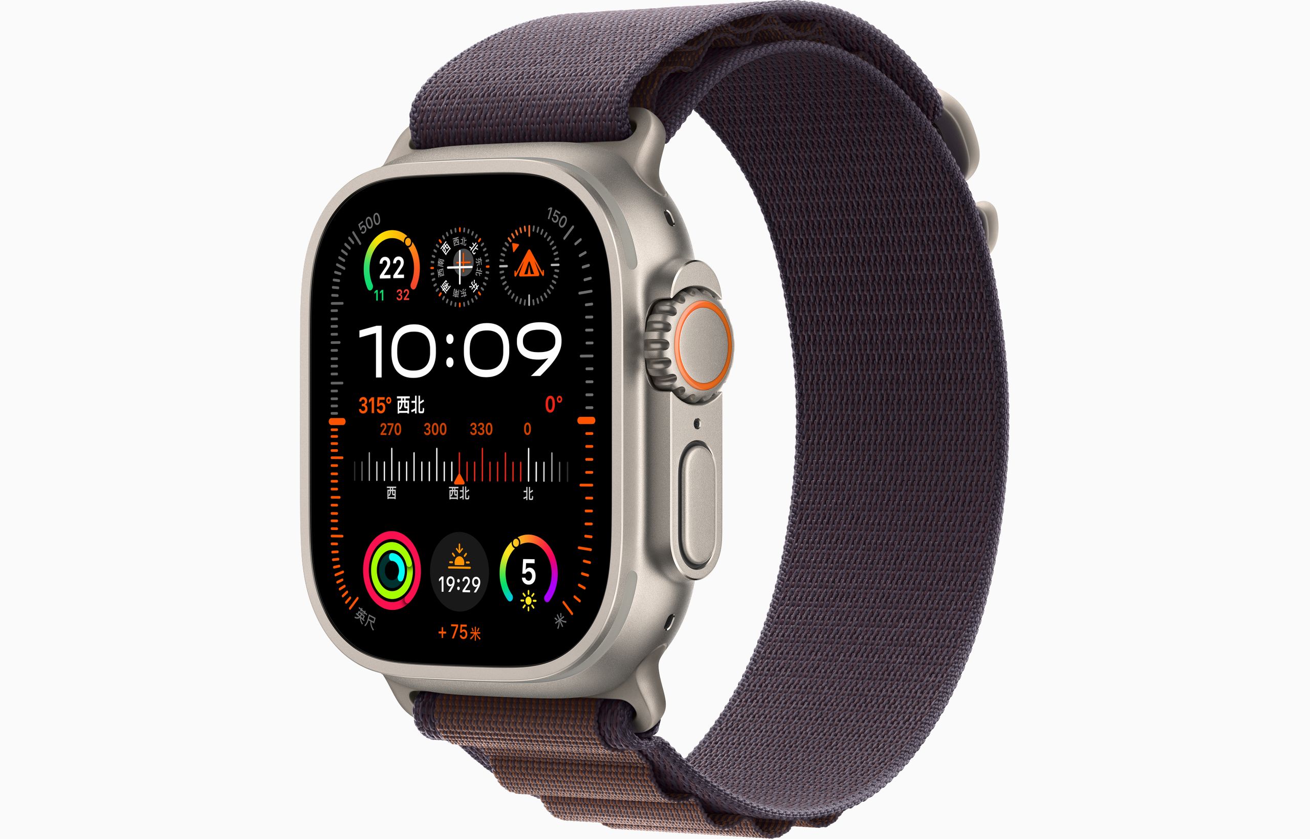 Apple Watch Ultra2 智能手表GPS+蜂窝款 49毫米 钛金属原色