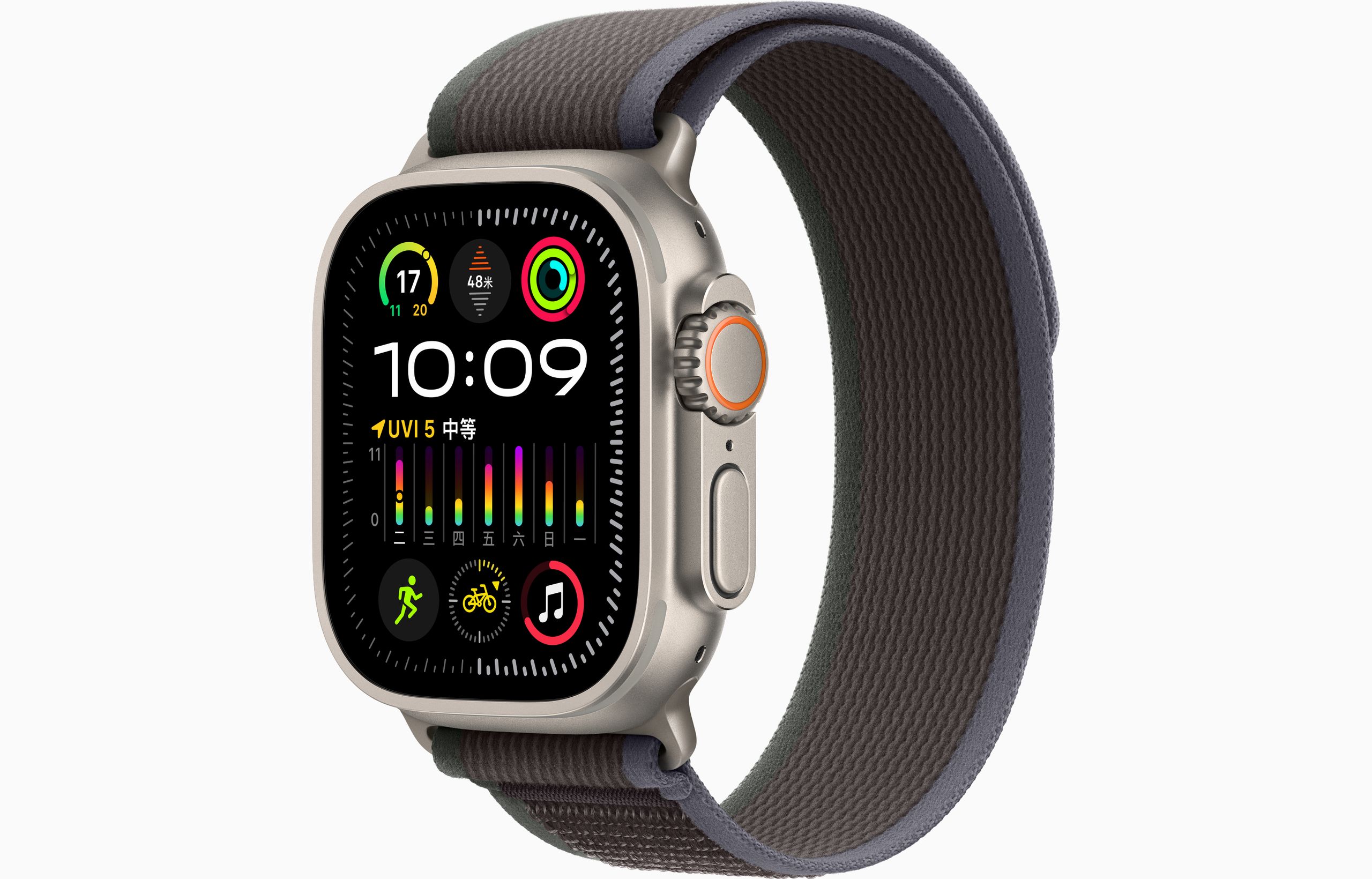 Apple Watch Ultra2 智能手表GPS+蜂窝款 49毫米 钛金属原色