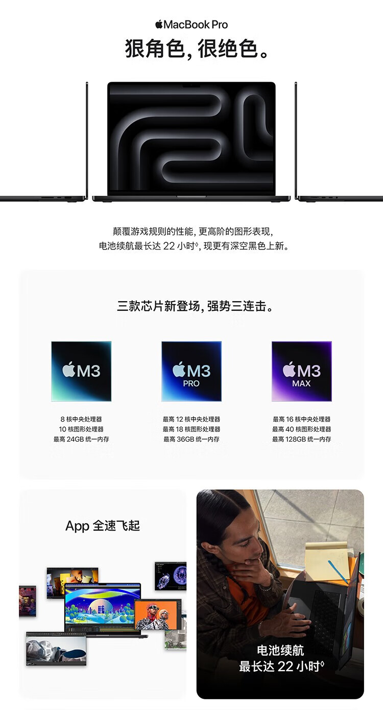 MACBOOK PRO 16寸 M3PRO M3PRO MAX 23款